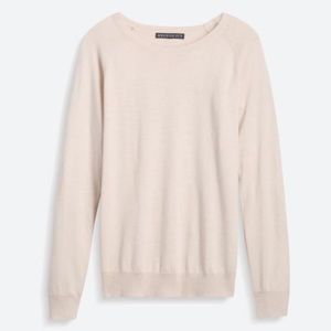 Brixon Ivy Lace Elbow Patch Lightweight Sweater